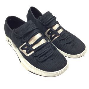 Under Armour Speedform Black White Metallic Athletic Sneaker Shoes Women Sz 9.5